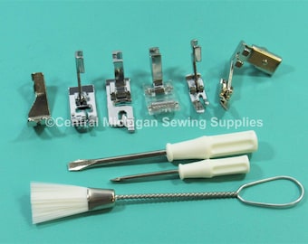 Feet Attachments Set - Singer Sewing Machine Slant Needle