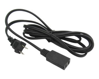 Power Cord 2 Prong Flat - Elna Supermatic 72 Series Green 722010
