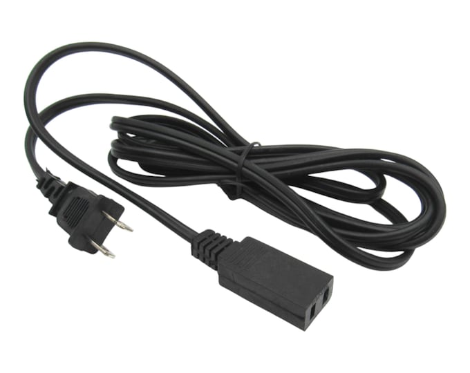 Power Cord 2 Prong Flat - Elna Supermatic 72 Series Green 722010