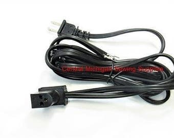 Replacement 3 Pin Power Cord - Singer Part # 604118-001
