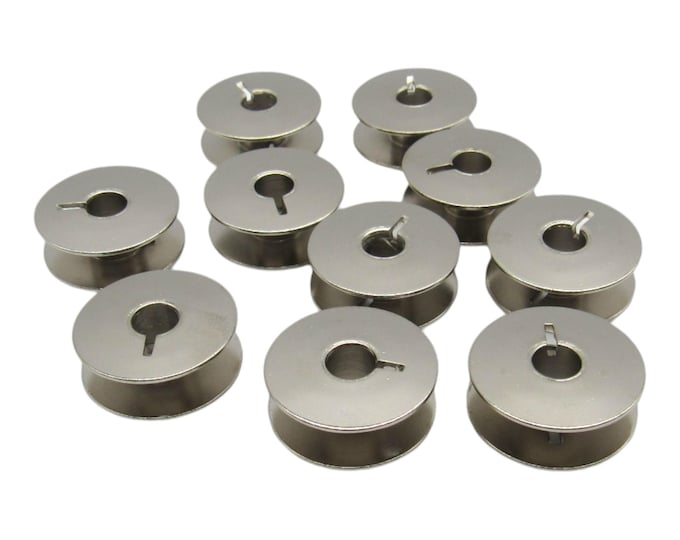 Metal Bobbins - Fits Pfaff Sewing Machine Models 1209, 1211, 1212, 1213, 1214, 1216, 1222