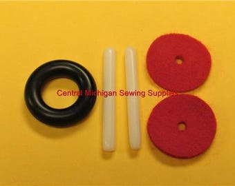 Plastic Spool Pin Kit - Fit Singer Models 401, 403, 404, 413, 416, 457, 466, 476, 477, 478