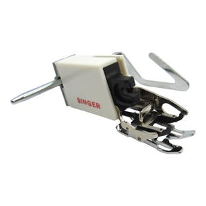 Even Feed Walking Foot with Teeth and Quilt Guide - Singer Sewing Machine Slant Needle