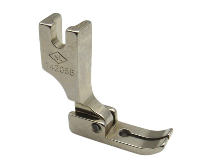 Split Toe Zipper Foot Hinged Wide - Industrial Sewing Machine Part # 142058