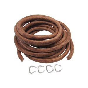 Industrial Sewing Machine Leather Belt 5/16" x 10' Both Cattle Brand Made In USA