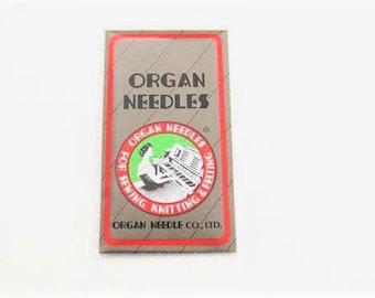 Organ Sewing Machine Needles Sharp Point- 15X1 (Available in many different sizes, see below)