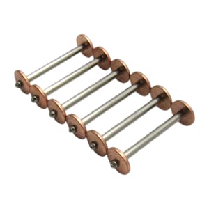 Long Bobbins (6 pack) Fits Singer Models 27, 127, 28, 128