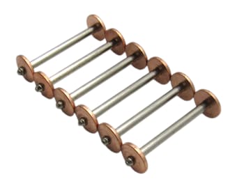 Long Bobbins (6 pack) Fits Singer Models 27, 127, 28, 128