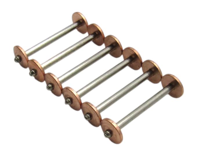Long Bobbins (6 pack) Fits Singer Models 27, 127, 28, 128