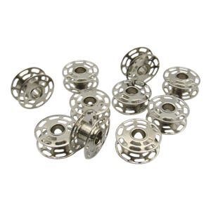 Metal Bobbins (10 Pack) - Fits Bernina Models