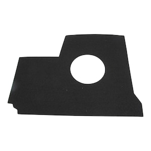 May include: Black felt speaker cover with a round cutout for the speaker.