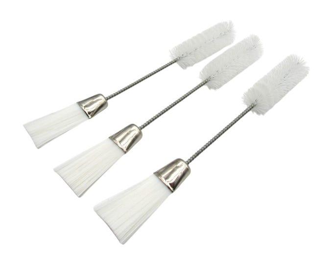 Lot Of Three Double Ended Lint Brush Crafts Sewing Machine Serger Singer Kenmore