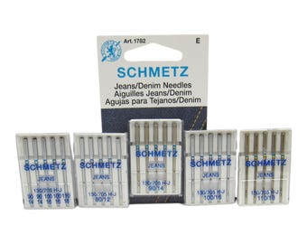 Schmetz Sewing Machine Needles - Denim / Jeans - Fits Most Home Machines