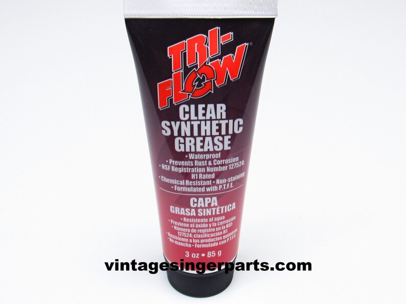 Triflow Clear Synthetic Grease With Teflon 3 Oz Tube Gears Etsy