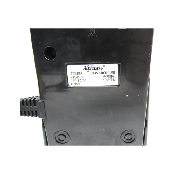 thumbnail image 2 of Kenmore Sewing Machine Foot Control Replacement - FC-J-6150 Pedal With Cord 2 of 12