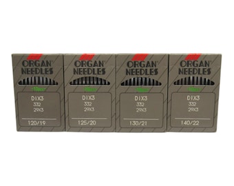Organ Industrial Sewing Machine Needles Pack of Ten 29x3 - Fits Singer Model 29, 29K
