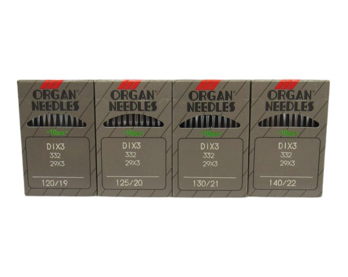 Organ Industrial Sewing Machine Needles Pack of Ten 29x3 - Fits Singer Model 29, 29K