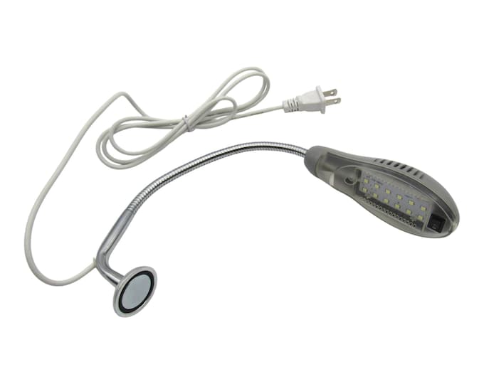 LED Task Light, Magnet Base, Flexable Gooseneck, Sewing Machine, Crafts