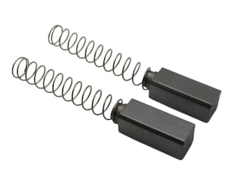 Carbon Motor Brushes with Springs 5 mm x 6 mm x 12 mm - Elna Part # 440236-20
