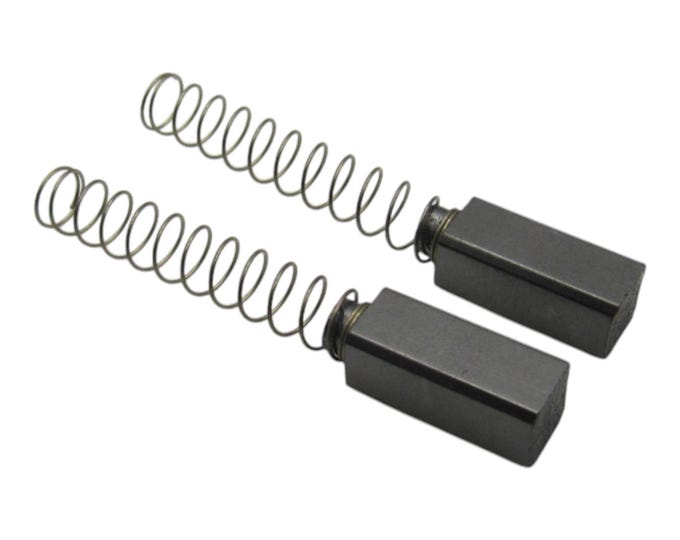 Carbon Motor Brushes with Springs 5 mm x 6 mm x 12 mm - Elna Part # 440236-20