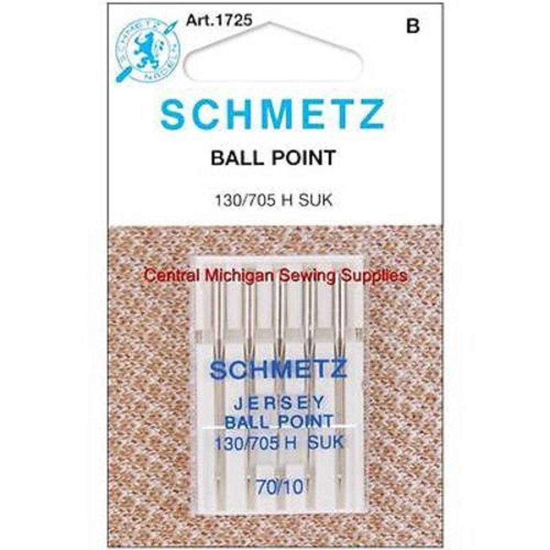 Schmetz Sewing Machine Needles Jersey Ball Point 15x1 Size 10 Etsy