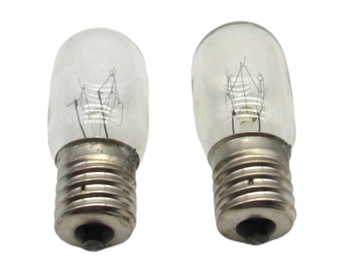 Screw In Type Light Bulb 5/8" Base, 120 Volt for Sewing Machines