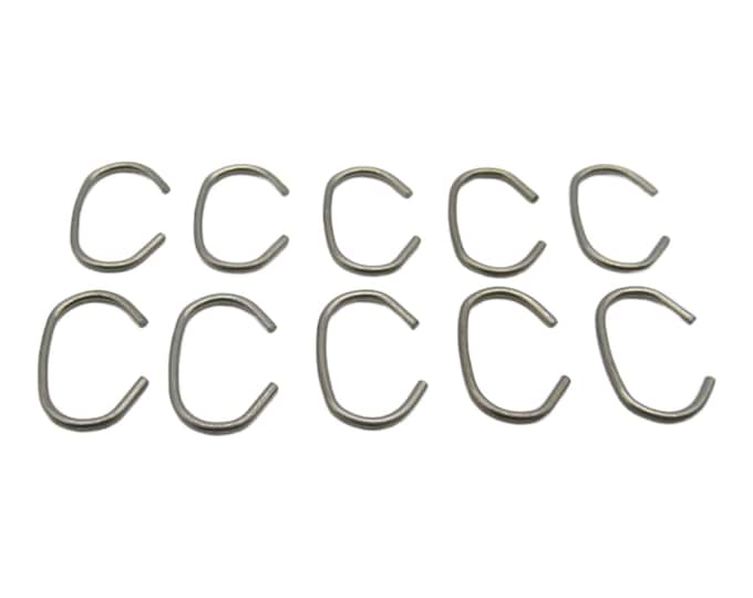 Belt Hooks for 3/16 and 1/4 Leather Belt (10 pack) Industrial and Treadle Sewing Machines