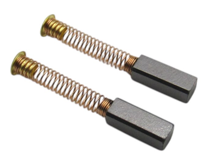 Carbon Motor Brushes with Springs 4 mm x 4.5 mm x 13.5 mm - Part # YM4012-P