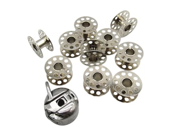 Bobbin Case & Bobbins - Fits Many Sewing Machines Kenmore, White, Brother, Pfaff, New Home, Janome