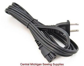 Power Cord - Fits Bernina Models  120, 125, 130, 135, 140, 145, 150, 153, 155