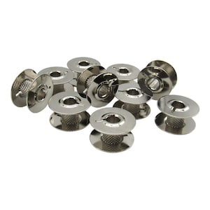 Metal Bobbins (10 pk) Fits Necchi 510, 512, 513, 515, BF, BU, SUPERNOVA