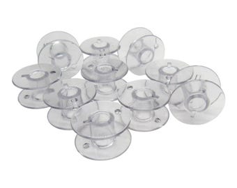 Plastic Bobbins - Brother Sewing Machine SA156 Fits Many Models - Part # X52800150