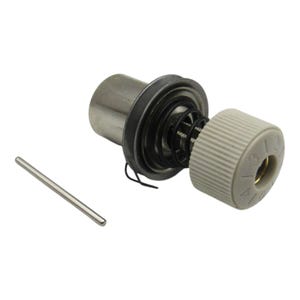 May include: A silver bobbin winder with a white plastic knob that has numbers 1 to 12 printed on it. A silver metal rod is included.