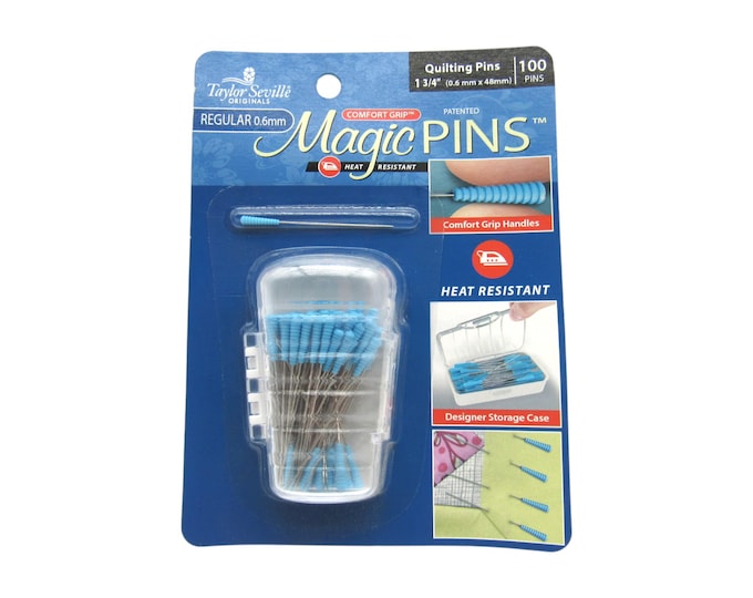 Magic Pins Regular Quilting Pins with Comfort Grip