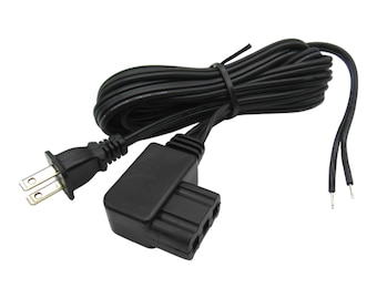 Power Cord Fits Elna Sewing Machine Models 11, 13, 21, 23, 31, 33, 41, 43, 62, 64, 72