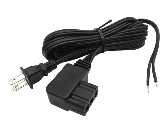 Power Cord Fits Elna Sewing Machine Models 11, 13, 21, 23, 31, 33, 41, 43, 62, 64, 72