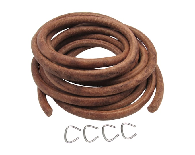 Industrial Sewing Machine Leather Belt Available in 3/16", 1/4", 5/16", 11/32" diameter