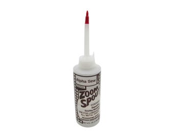 Zoom Spout- White Lily Oilier- (4 oz.) Telescoping Spout Sewing Machine Lubricant