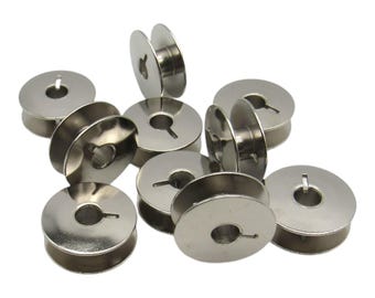 Metal Bobbins - Fits Pfaff Sewing Machine Models 130, 230, 260, 262, 332, 360, 362, 1197, 1209, 1211, 1212, 1213, 1214, 1216, 1217, 1222
