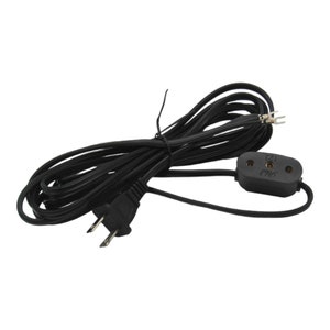 Netsnoer, dubbele kabel: past op Singer-modellen 66, 99, 15-86, 15-88, 15-90, 15-91, 201, 206 W, 206 K, 221, 222, 285 K, 301, 306 K, 306 W, 319