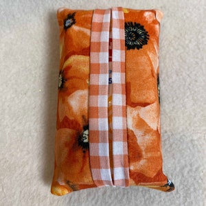 Tissue Pouch - Orange Poppies (#TP002.005)