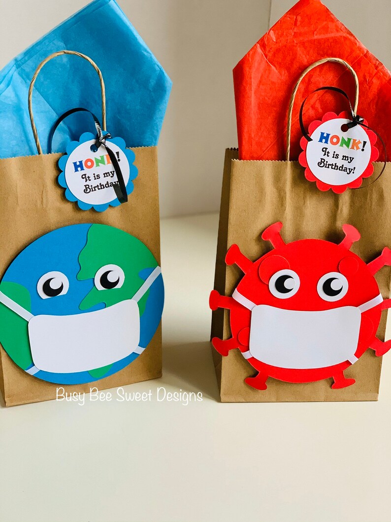 Quarantine Favor Bags / Quarantine Party / Honk Birthday Party Etsy