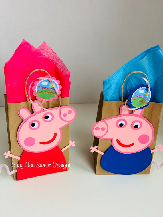 Peppa Pig Party Loot Bag (10pcs) - Party Gift Bags - Party.my