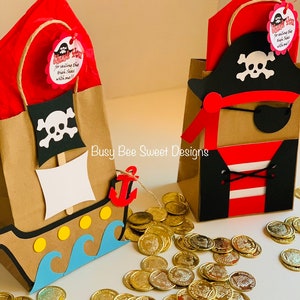 Pirate Favor Bags / Pirate Party / Pirate Birthday Party