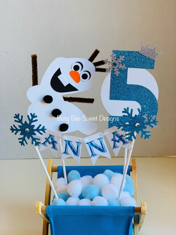 Frozen Centerpiece or Cake Topper / Frozen Birthday Party Il_570xn