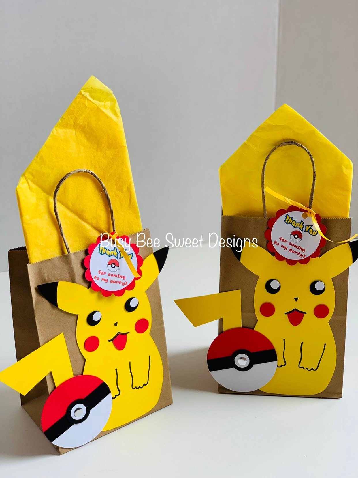 Goodie bags  Pokemon birthday party, Pokemon themed party, Pokemon party