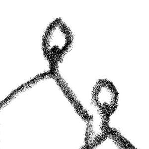 May include: A black and white line drawing of a chemical structure with two rings.