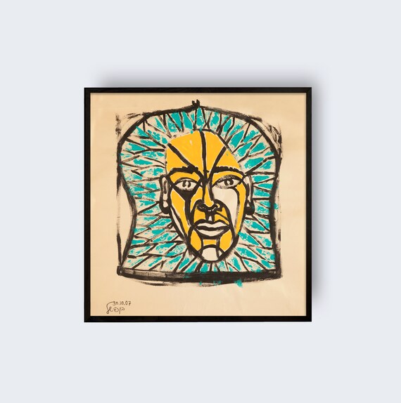 Framed Art Original Artwork Hand Painted Art Original Etsy