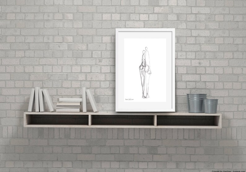 Framed Print Black and White Prints Modern Art Bedroom Etsy