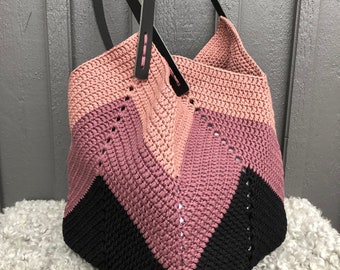 PATTERN - Crocheted bag (English and Swedish)